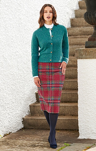 Tweed Pencil Skirt