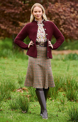 Midi Fluted Skirt