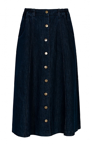 Long Denim Skirt