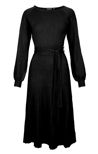 House Of Bruar Ladies Knitted Dress - Black