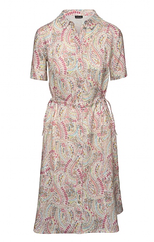 Lebek Ladies Print Linen Dress