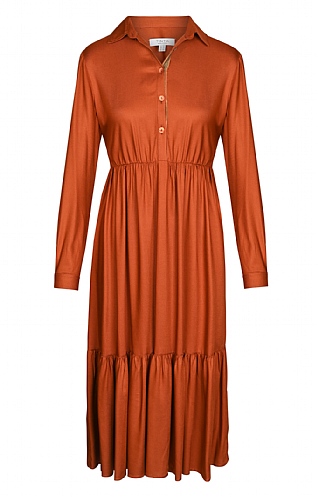 House Of Bruar Ladies Chi Dress, Toffee