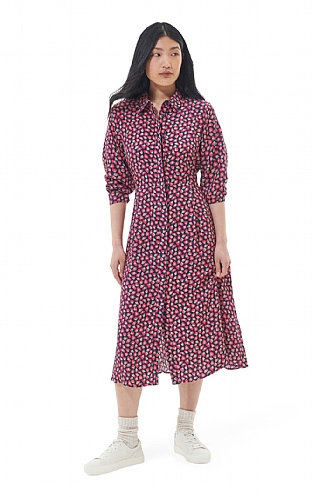 Ladies Barbour Rosoman Midi Dress, Multi Starling