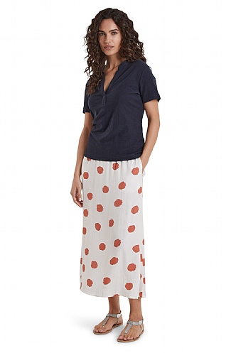 Ladies Adini Stacy Skirt, Spring Spot/Coral White