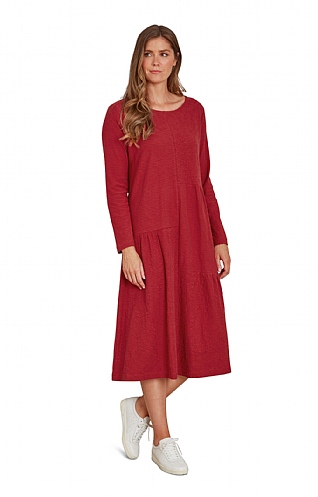 Ladies Adini Hailey Dress, Chilli