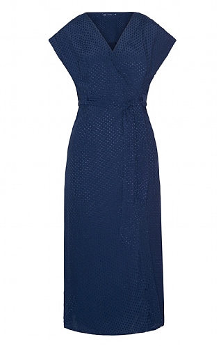 Ladies Crew Clothing Gemma Plain Dress - Navy Blue, Navy