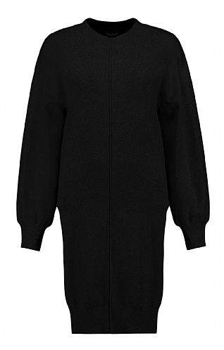 House Of Bruar Ladies Crew Neck Dress - Black, Black