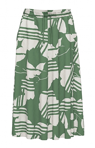 Ladies Erfo Print Skirt - Green, Green