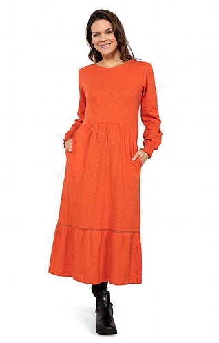 Ladies Lily & Me Leafield Dress, Orange