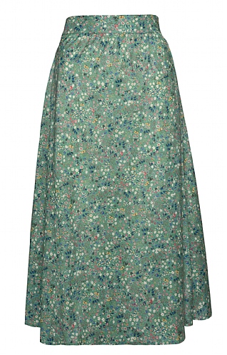 House of Bruar Ladies Skirt<br>Made With Liberty Fabric, Parakeet Bloom