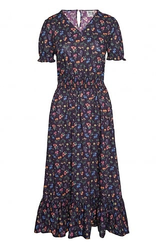 House of Bruar Ladies Vintage Dress<br>Made With Liberty Fabric, Twilight Bloom