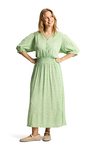 Ladies Joules Laurie Dress Green House of Bruar
