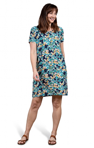 Ladies Lily & Me Seascape Dress, Iris Navy