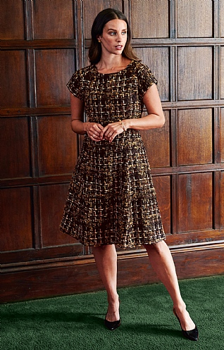 Boucle Swing Dress