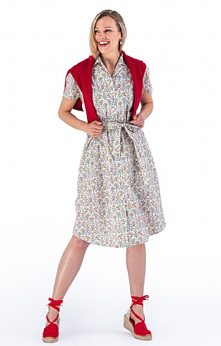 House of Bruar Ladies Dress<br>Made With Liberty Fabric, Primary Flower