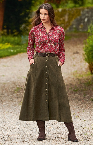 Moleskin Long Skirt