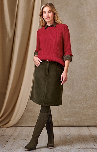 Short Cord Skirt