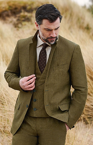 Mens Linen Jacket - House of Bruar