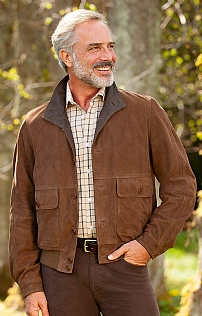 Men’s Goat Suede Blouson Men’s Goat Suede Blouson