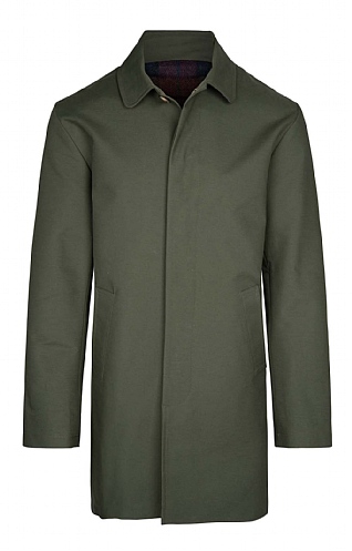 Single Breasted Cotton Mac