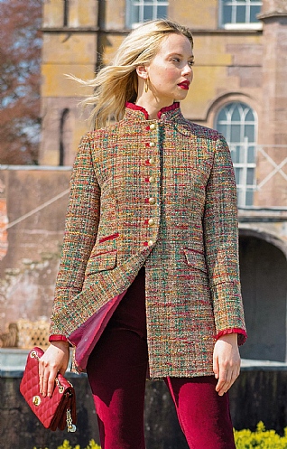 Pleat Trim Cheltenham Jacket Pleat Trim Cheltenham Jacket