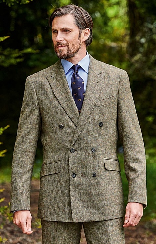 Tweed Double Breasted Jacket