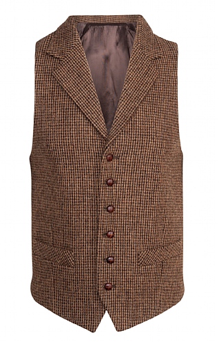 Orange on sale tweed waistcoat