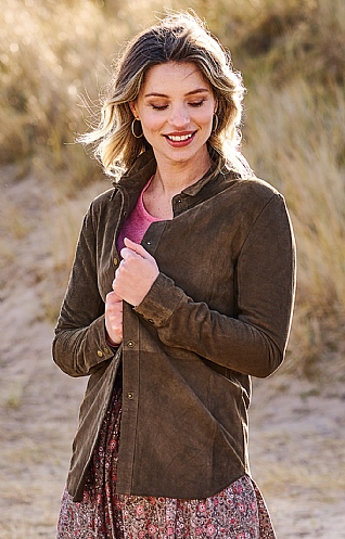 Suede Overshirt