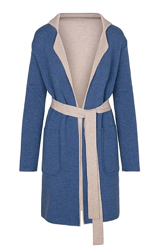 Cashmere Reversible 3/4 Length Coat