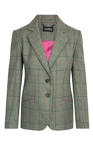 Harris Tweed Ladies Tweed Two Button Jacket