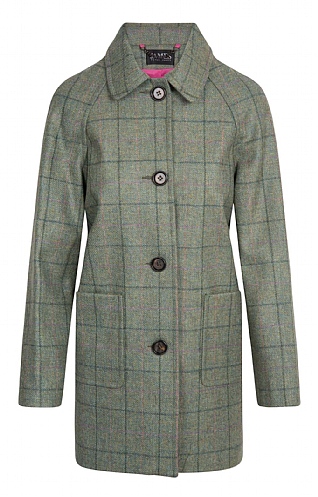 Harris Tweed Ladies Tweed Casual 3/4 Length Jacket