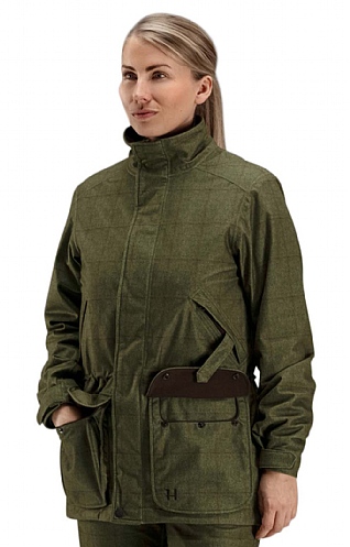 Ladies Harkila Stornoway Shooting Jacket, Willow Green