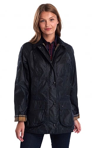Barbour Beadnell Jacket - Navy Blue, Navy