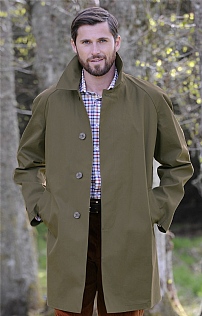 Mens Single Breasted Raglan Mac