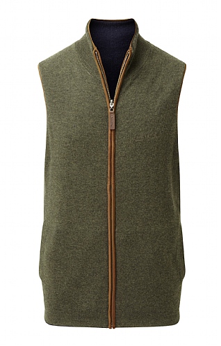 Schoffel Reversible Merino & Cashmere Gilet Schoffel Reversible Merino & Cashmere Gilet