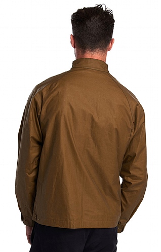 barbour deck overshirt sand