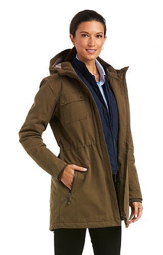 Ladies Ariat Argentium Parka, Earth