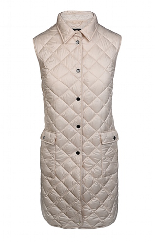 Schneiders Ladies Amy Long Gilet - Beige, Beige