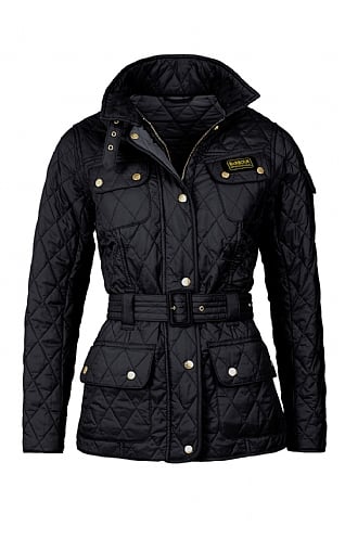 Ladies Barbour International Quilted Jacket - Black, Black