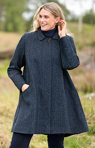 Womens tweed cape Clearance