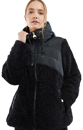 Ladies Barbour International Alpine Fleece - Black
