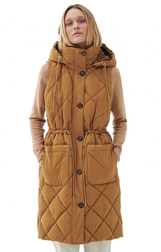 Ladies Barbour Orinsay Gilet, Fawn Ancient