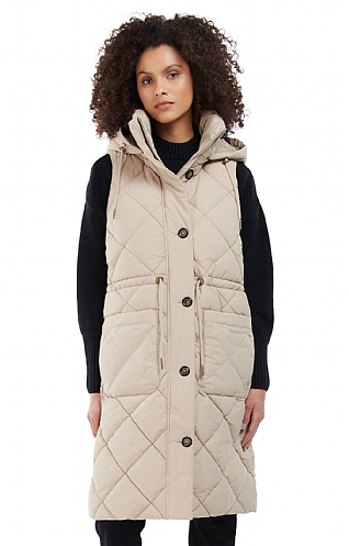 Ladies Barbour Orinsay Gilet, Oat Ancient