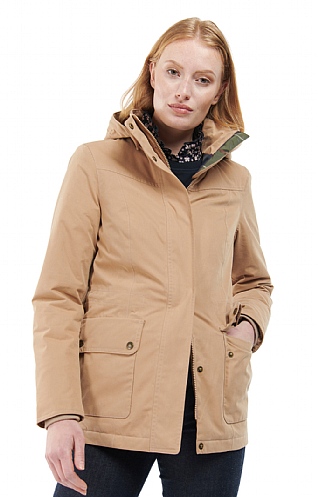 Ladies Barbour Buttercup Jacket, Hessian/Classic