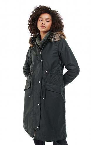 Ladies Barbour Lorelie Wax Jacket