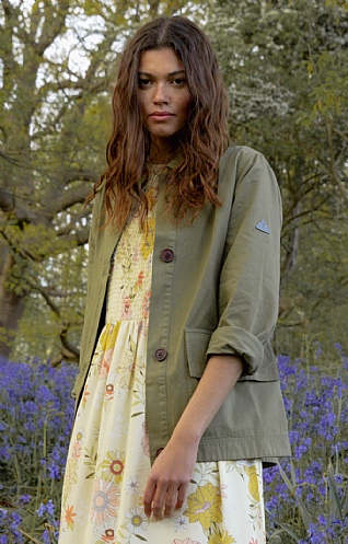 Ladies Barbour Zale Jacket, Olive Tree