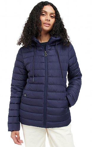 Ladies Barbour Coraline Quilted Jacket, Eternal Ink