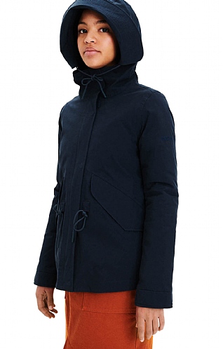 Aigle Ladies Fishtail Waterproof Parka - Navy Blue, Navy