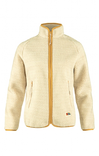 Ladies Fjallraven Vardak Pile Fleece Jacket, Maize