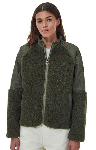 Ladies Barbour Surf Fleece, Deep Olive